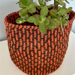 Handwoven Kenyan Sisal Basket Planter
African Woven Decor